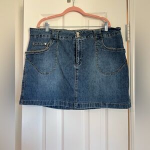 Vintage CJ Banks Jean Skort Size 22W